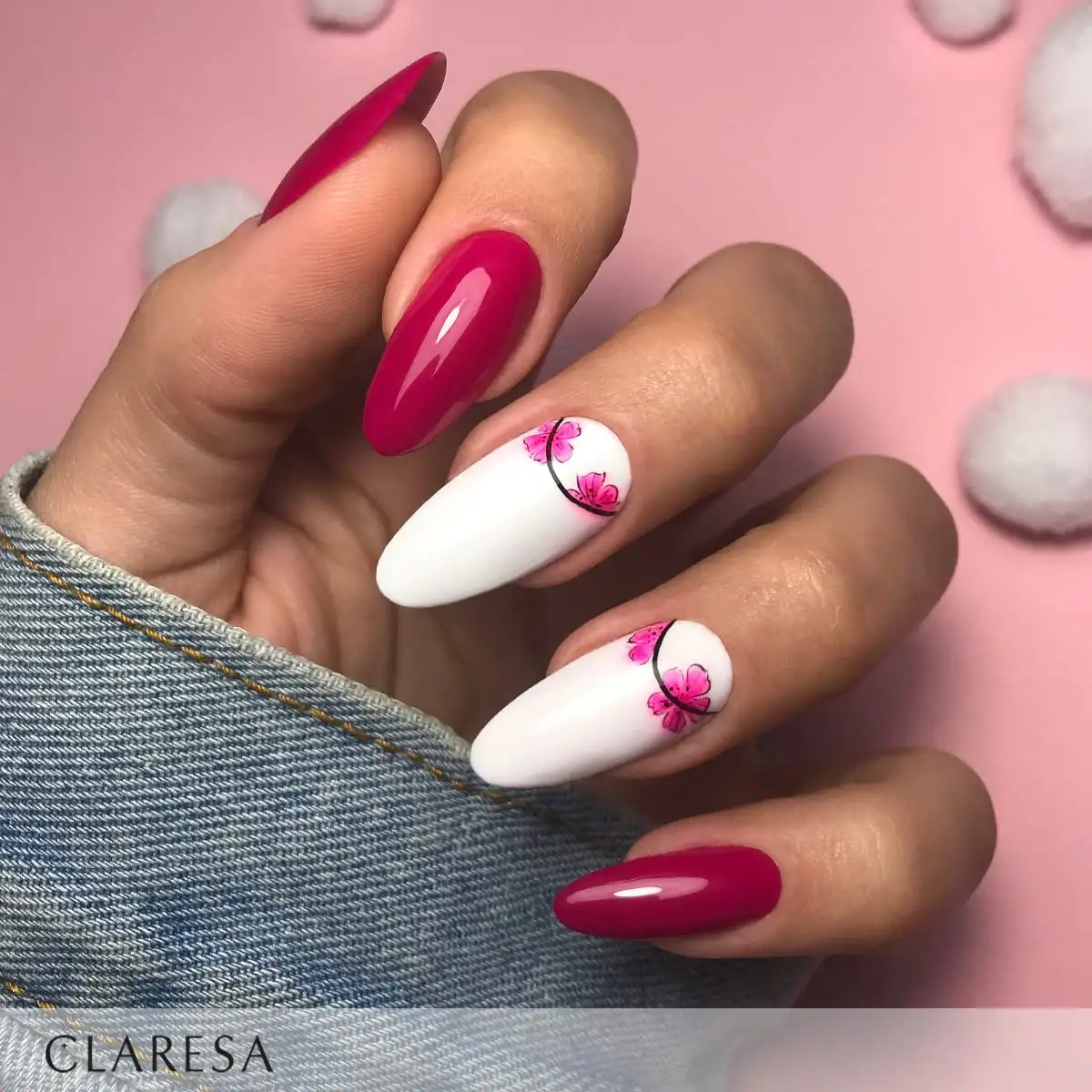 Claresa UV LED Nagellack Collection Hybrid Maniküre Soak Off Nail Polish, Farbe Rosa, Nr 524, 5ml — 13