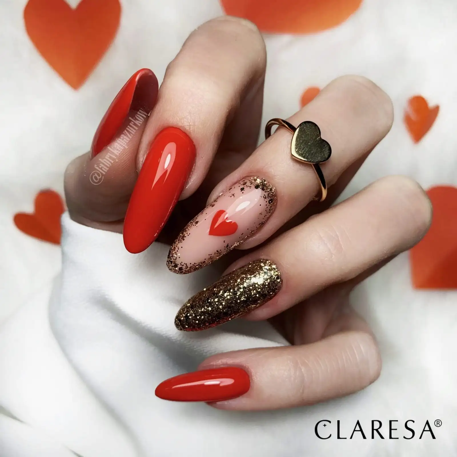 Claresa UV LED Nagellack Collection Hybrid Maniküre Soak Off Nail Polish, Farbe Rote, Nr 403, 5ml — 10