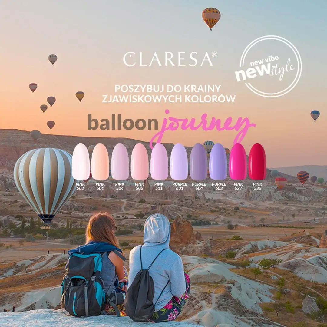 Claresa UV LED Nagellack Collection Hybrid Maniküre Soak Off Nail Polish, Farbe Rosa, Nr 504, 5ml — 13