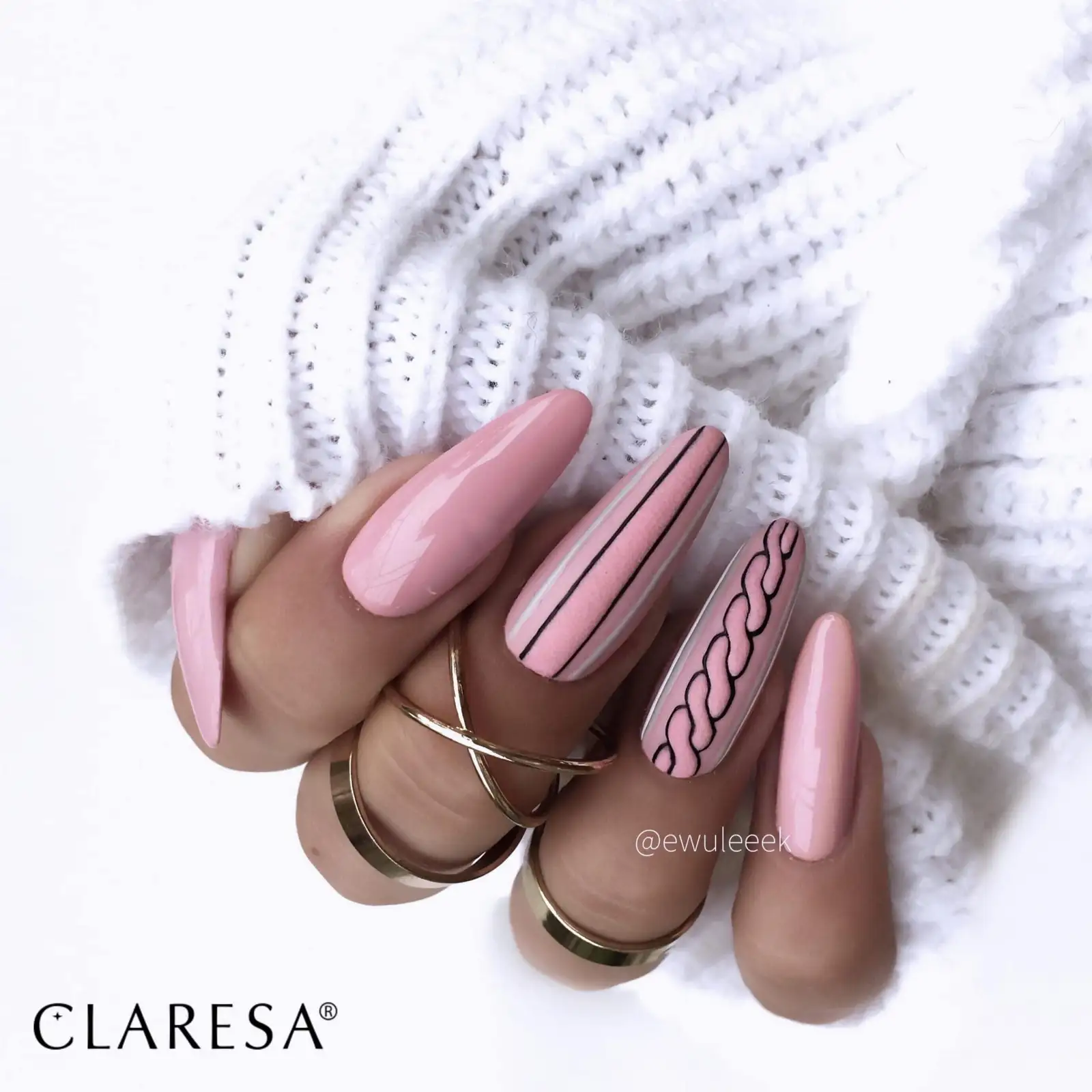 CLARESA SoakOFF UV/LED Gel - Pink 510, 5 ml — 10