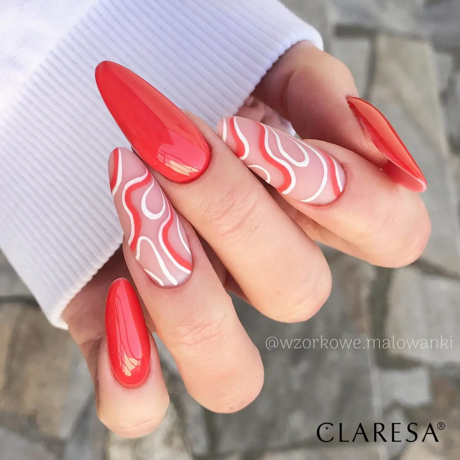 Claresa UV LED Nagellack Collection Hybrid Maniküre Soak Off Nail Polish, Farbe Rote, Nr 400, 5ml — 6