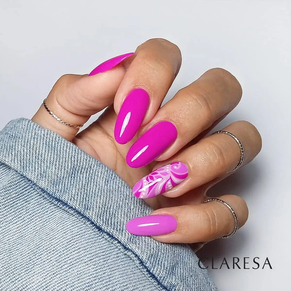 Claresa UV LED Nagellack Collection Hybrid Maniküre Soak Off Nail Polish, Farbe Rosa, Nr 547, 5ml — 7