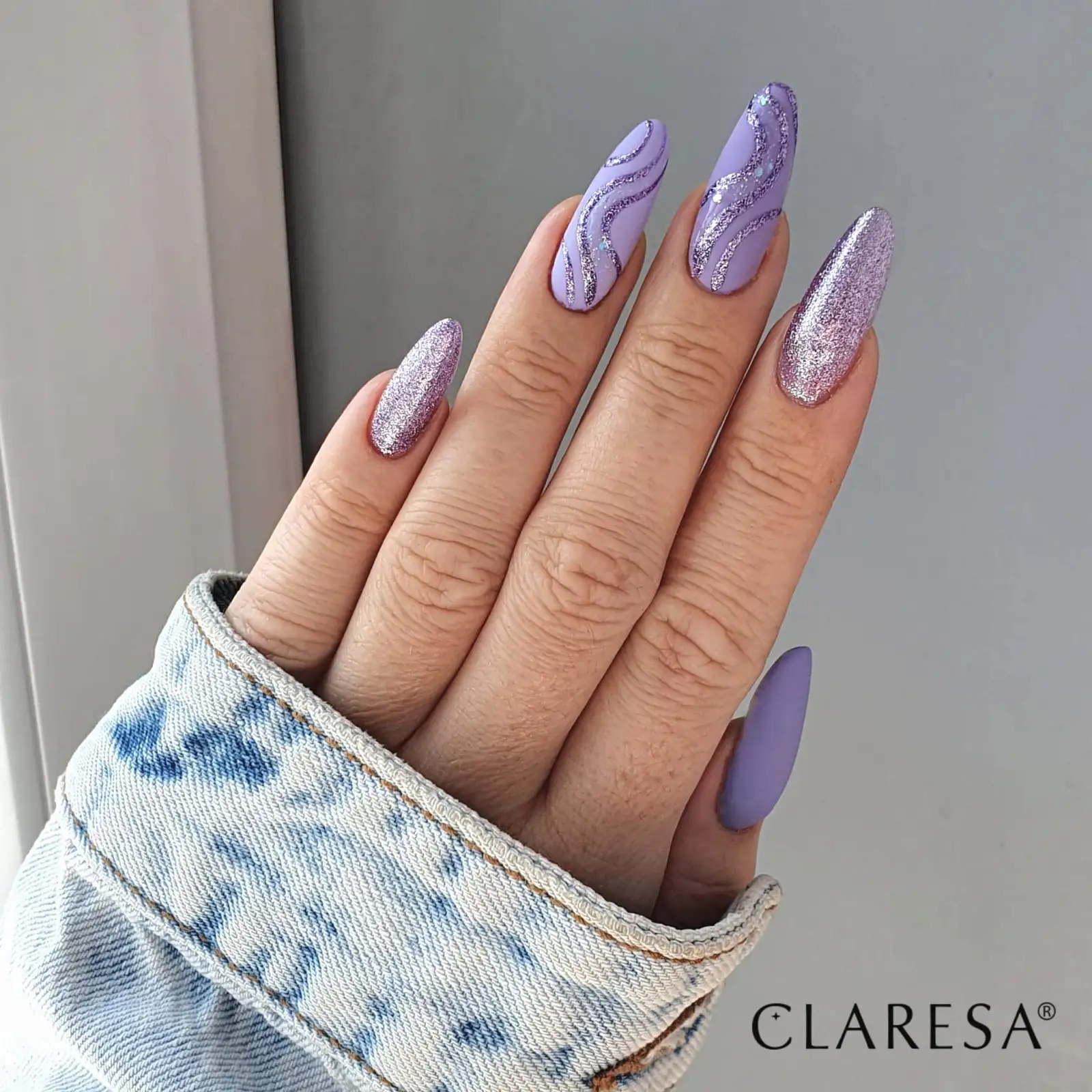 6 Full Glitter UV Nagellack 5 ml Claresa — 4