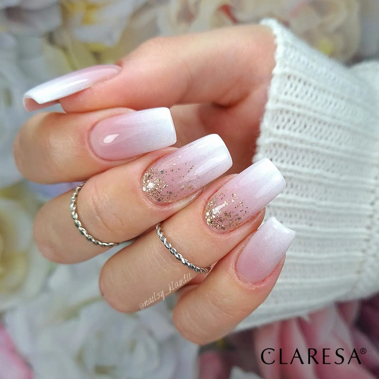 Claresa Extend UV Nagellack Base 5in1 Keratin, Manicure, Pedicure, Basis für Hybridlack, verleiht das Aussehen einer natürlichen Maniküre, Rosa Farb Nr 03, 5ml — 10