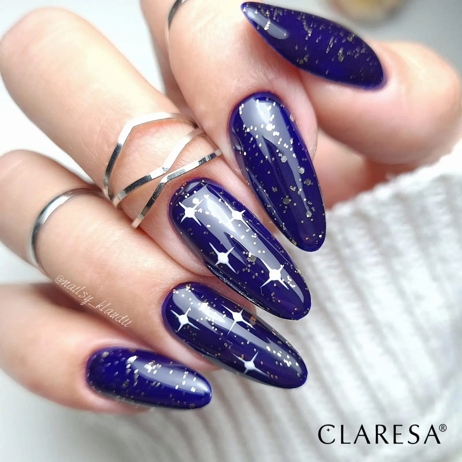 716 Blue UV Nagellack 5 ml Claresa — 7