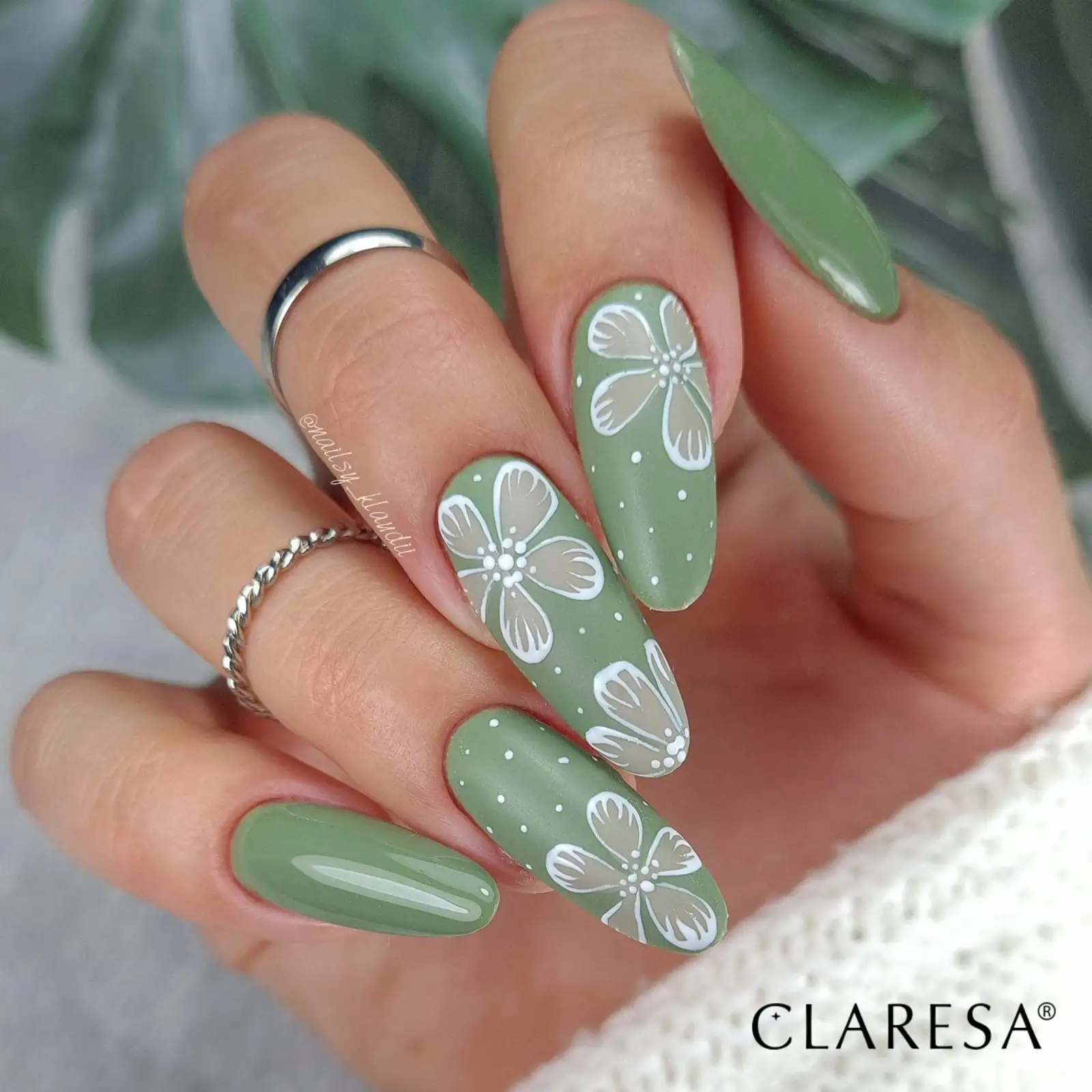 Claresa UV LED Nagellack Collection Hybrid Maniküre Soak Off Nail Polish, Farbe Grün, Nr 801, 5ml — 4