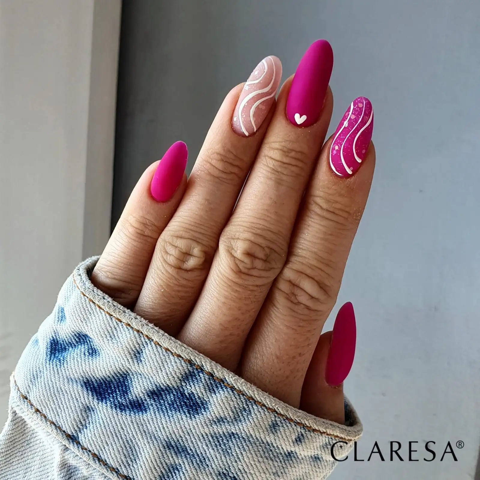 Claresa UV LED Nagellack Collection Hybrid Maniküre Soak Off Nail Polish, Farbe Rosa, Nr 540, 5ml — 10