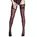 Silk stockings for women - Stockings for women - Stockings for women made in Italy - Thigh high stockings for women CHLOE 20 DEN - Women's hold-up stockings with lace - Black stockings for women — 9