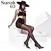 BELLAROSA Microfiber tights for women SARAH - Ladies black tights 60 denier - Women's tights - Ladies tights - MADE IN ITALY clothing - Comfort & Stretchy womens tights - High Waist Tights — 6