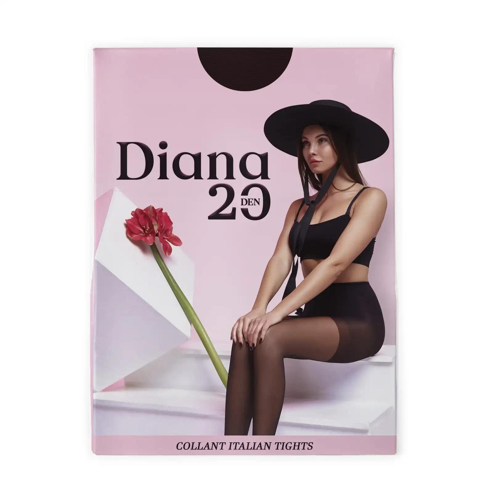 BELLAROSA Tights for women DIANA - Ladies black tights 20 denier - Women's tights - Ladies tights - MADE IN ITALY clothing - Comfort & Stretchy womens tights - High Waist Tights