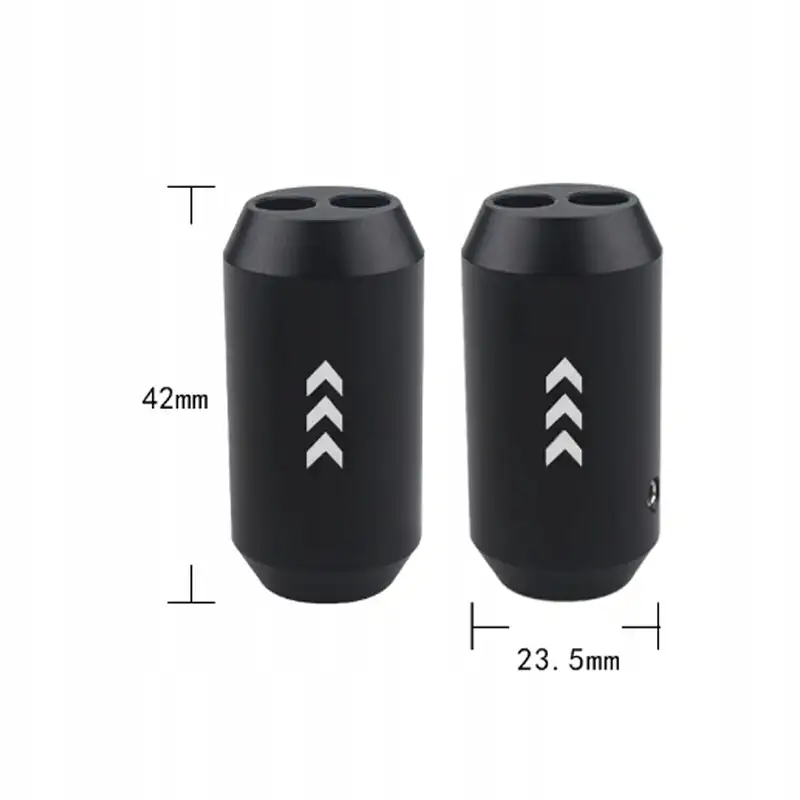 PRZEJŚCIÓWKA ROZDZIELACZ ALUMINIOWY 1X14MM NA 2X7MM CZARNY AUDIO — 3