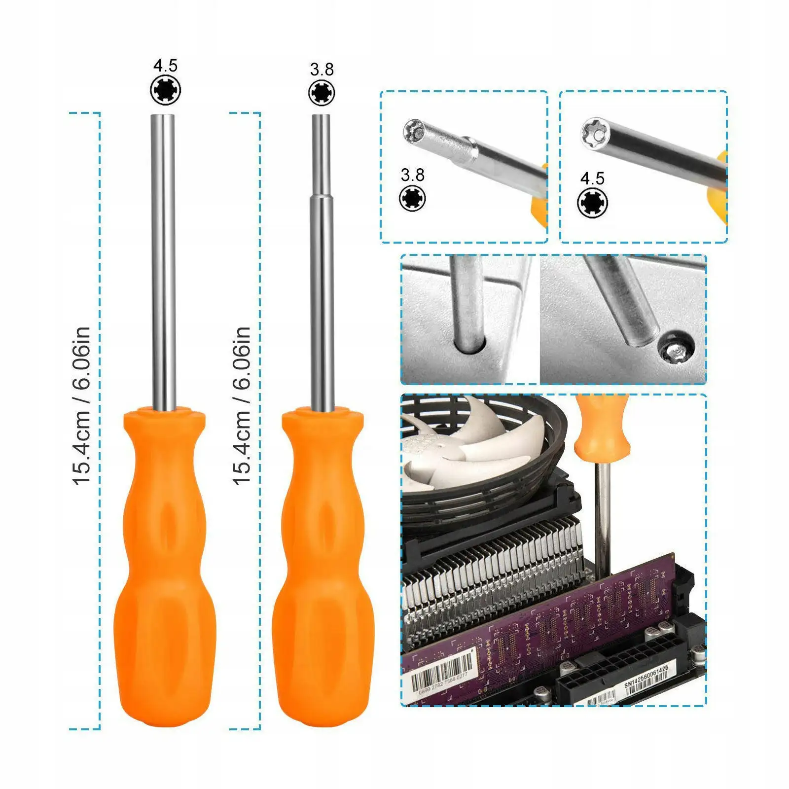 Zestaw bitów bit Kluczy Nintendo 3.8 mm oraz 4.5 mm — 3