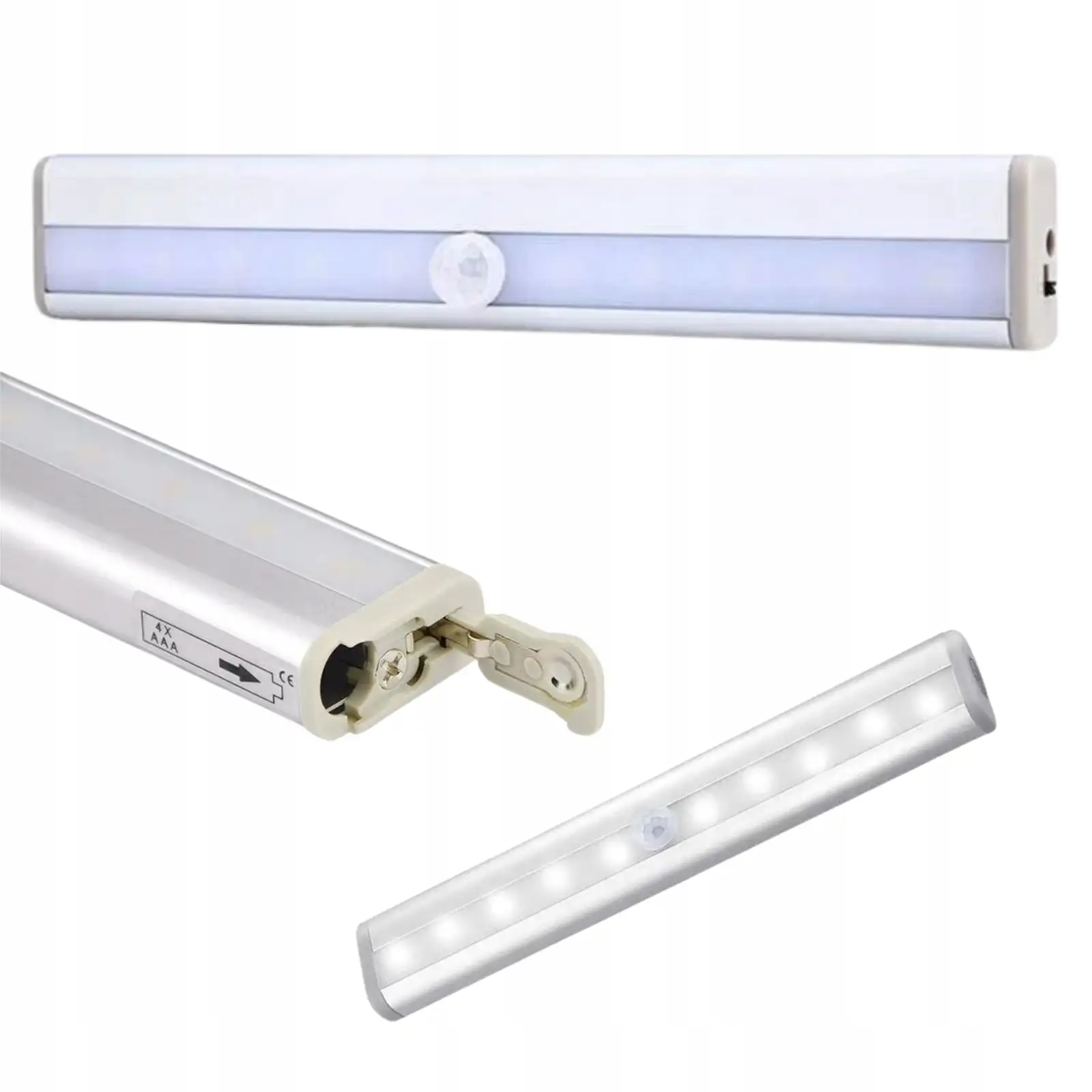 LAMPA LED DO SUFITOWA Z CZUJNIKIEM RUCHU ZAWIESZANA 10 DIOD 1W BIAŁA — 6