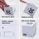 Digital Kitchen Timer, Wielofunkcyjny Cube Timer — 2