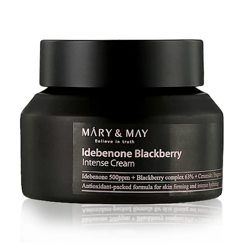 Mary&May Idebenone + Blackberry intense cream 70 g - odżywczy krem do twarzy