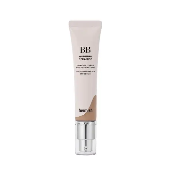 Heimish Moringa Ceramide BB Cream SPF 30 PA++ 27N Light Tan 58 g - Nawilżający krem BB — 5
