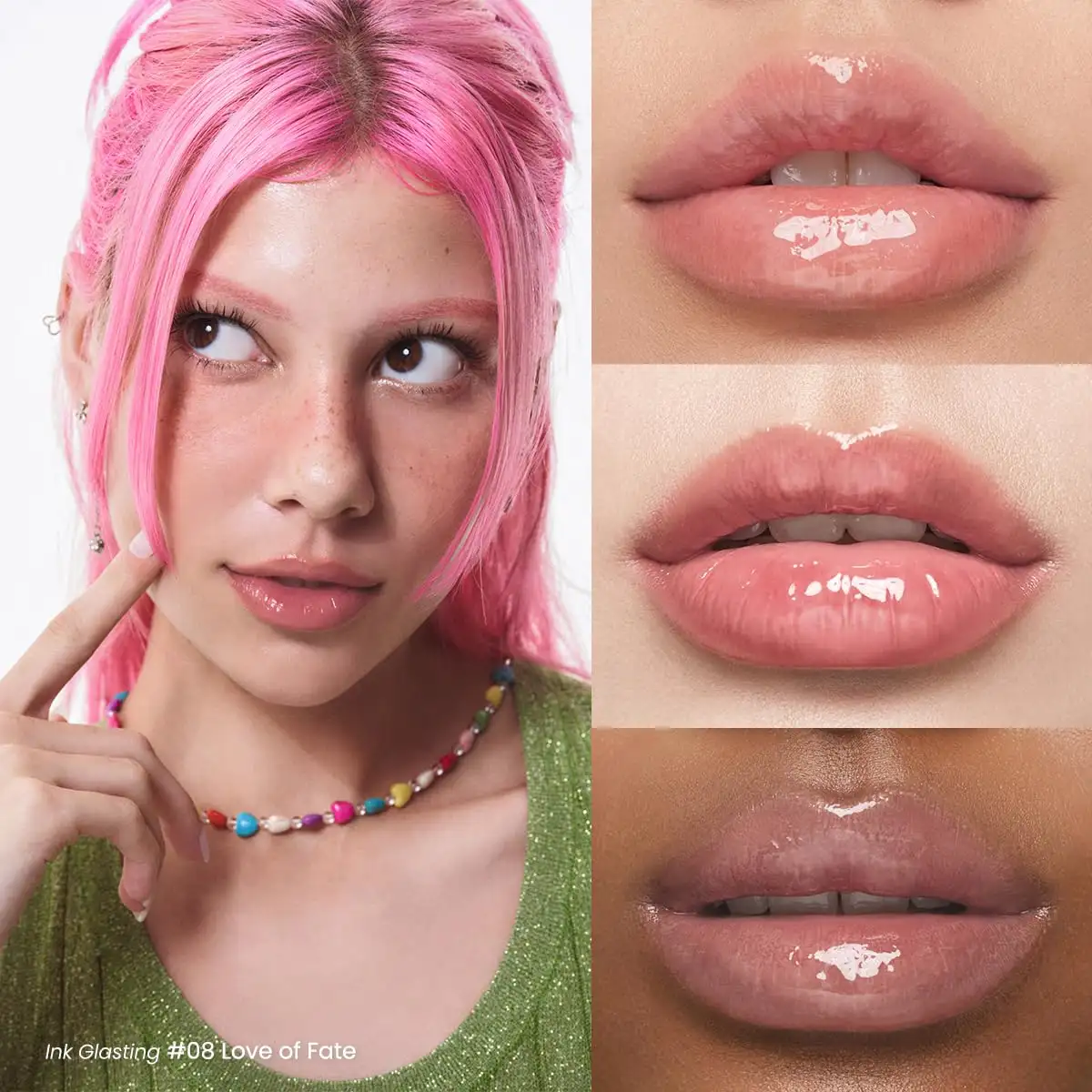 Peripera Ink Glasting Lip Gloss 008 Love of fate 4.5 ml - Błyszczyk do ust — 2