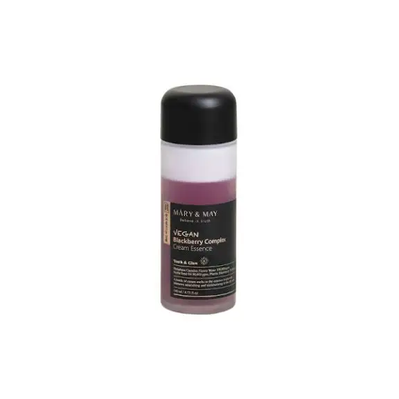 Mary&May Vegan Blackberry Complex Cream Essence 30 ml - Rozjaśniająco-nawilżająca esencja do twarzy MINI SIZE