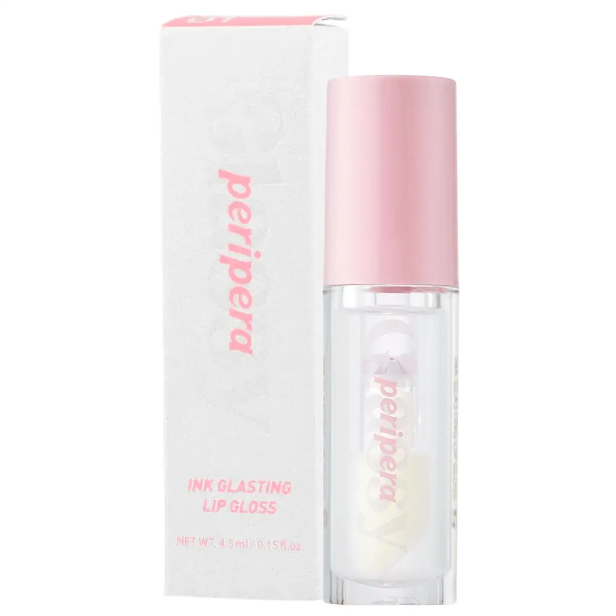 Peripera Ink Glasting Lip Gloss 001 Clear 4,5 ml - przezroczysty błyszczyk do ust
