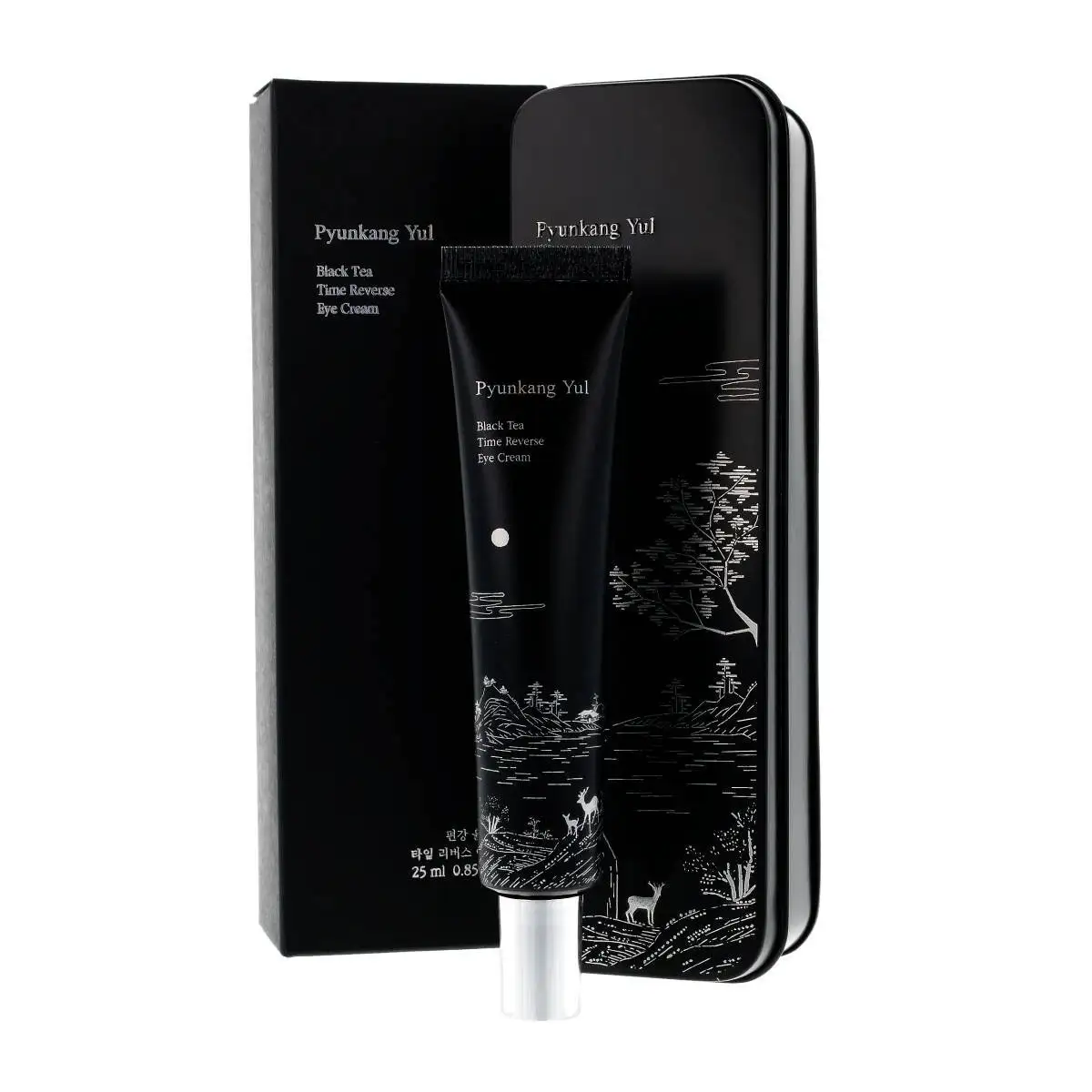 Pyunkang Yul Black Tea Time Reverse Eye Cream 25 ml - Krem pod oczy z czarną herbatą — 5
