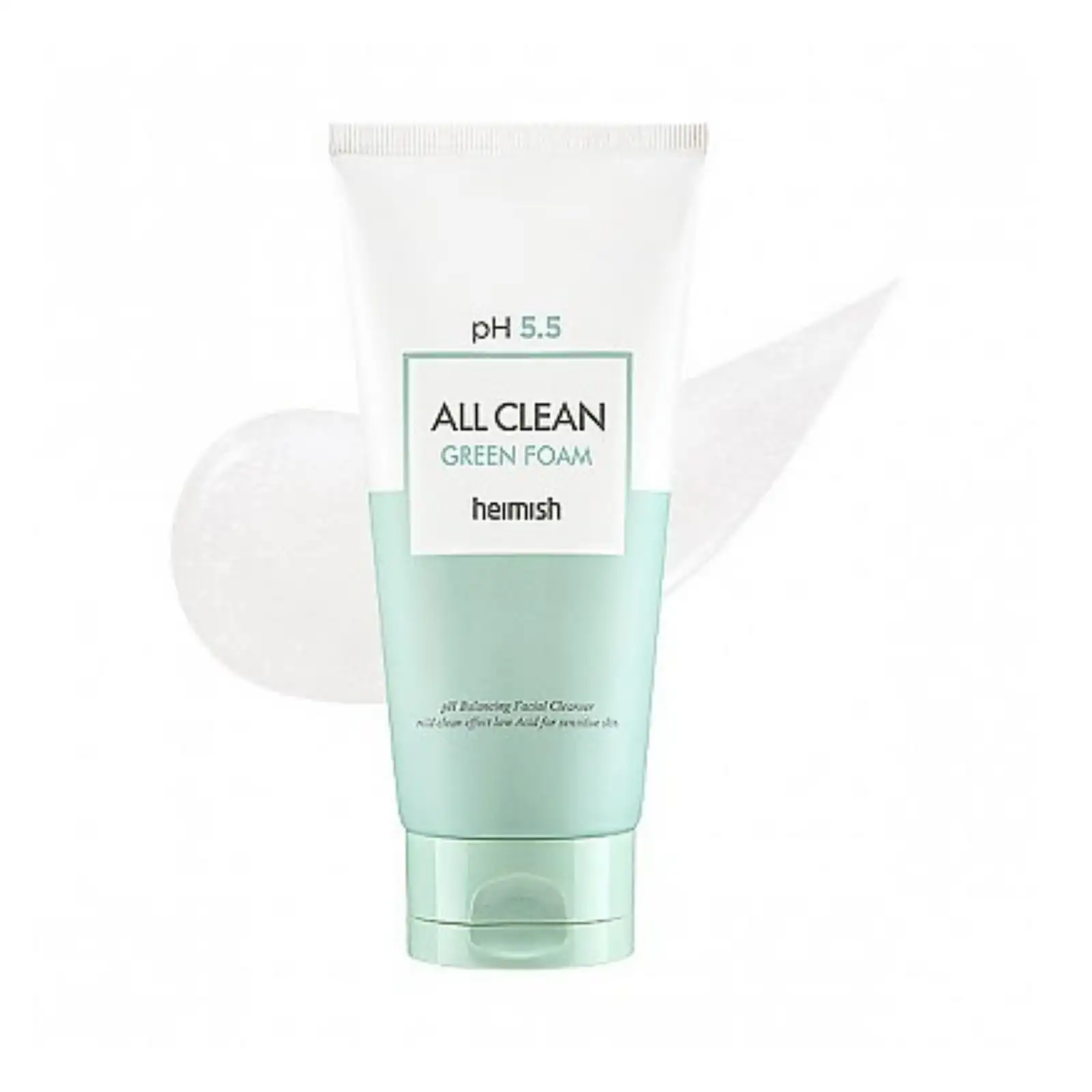 HEIMISH All Clean Green Foam 150 g – Pianka oczyszczająca do skóry wrażliwej — 3