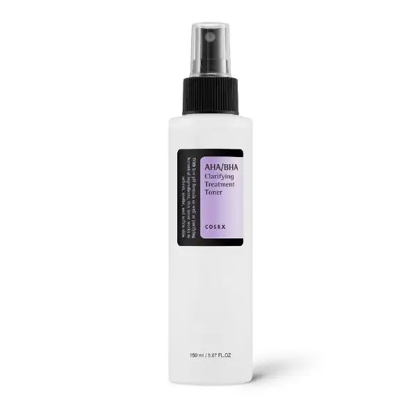 COSRX AHA/BHA CLARIFYING TREATMENT TONER 150 ml - Lekko złuszczający tonik do twarzy z kwasami AHA BHA