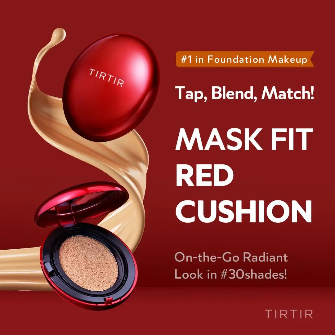TIRTIR MASK FIT RED CUSHION 21N IVORY 18 g - Podkład w formie cushion — 2