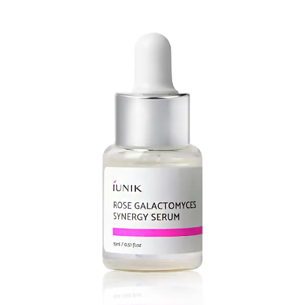 iUNIK Rose Galactomyces Miniature serum, 15 ml - Wielozadaniowe serum do twarzy MINI SIZE