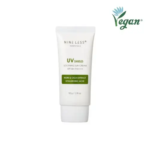 Nine less Essentials UV Shield Soothing Sun Cream 50 g – Krem ochronny łagodzący