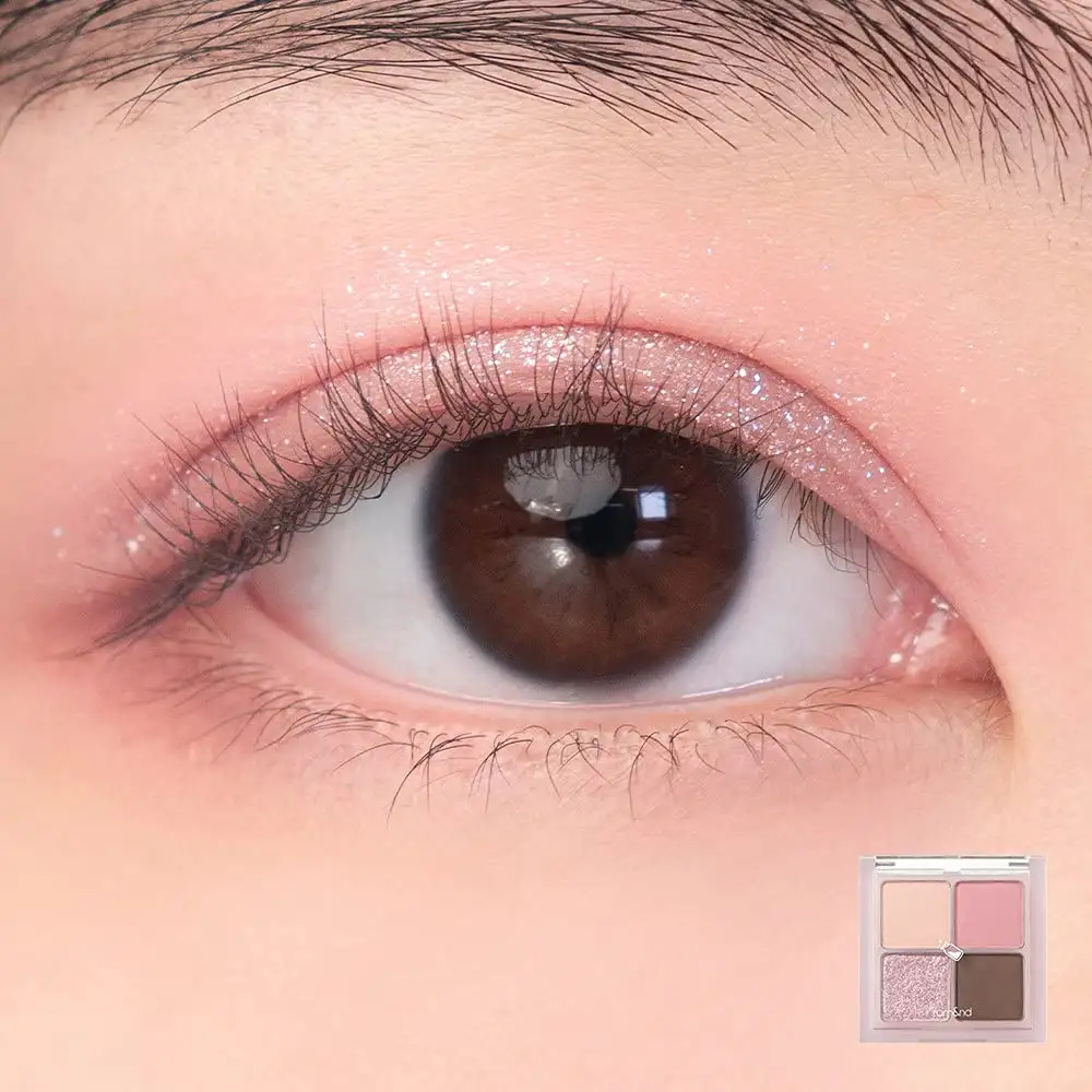rom&nd Better Than Eyes W03 Dry Strawberry 7.2 g - Paleta cieni do powiek — 2