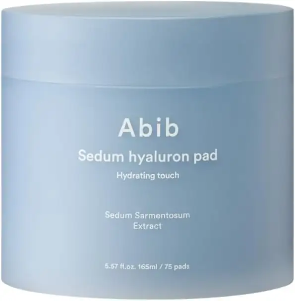 ABIB Sedum Hyaluron Pad Hydrating Touch 75 Pads - Nawilżające płatki z hialuronem