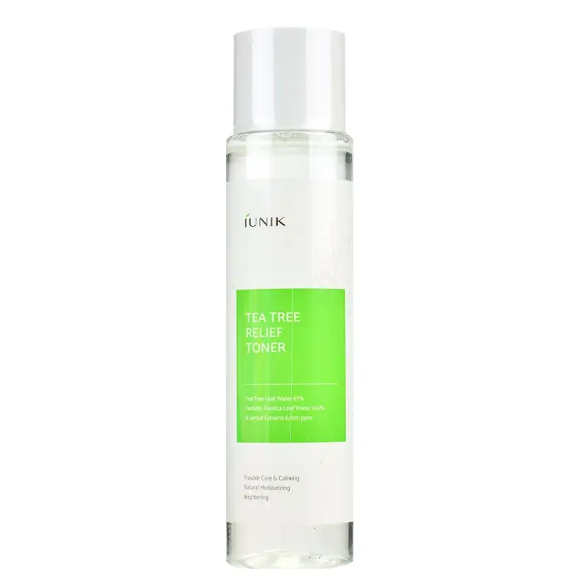 iUNIK - Tea Tree Relief Toner, 200 ml - Kojący tonik do twarzy
