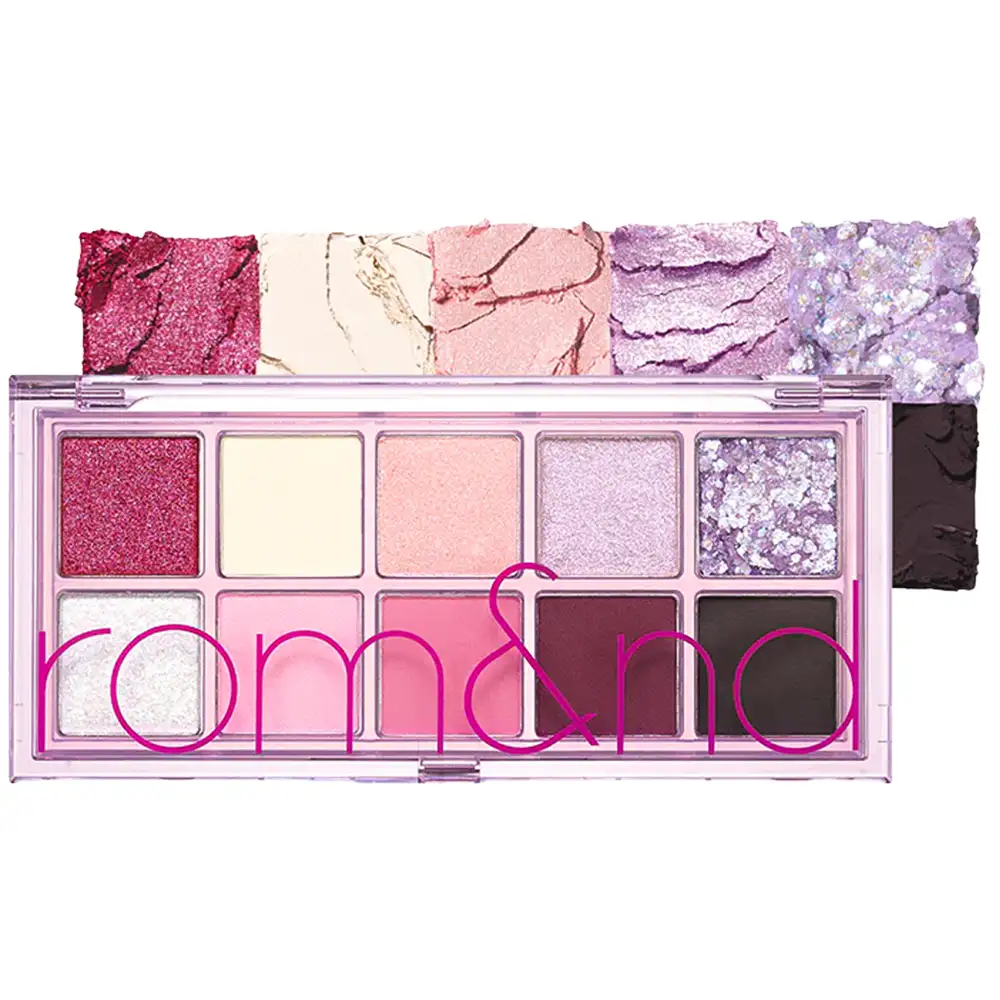 rom&nd Better Than Palette 07 Berry Fuchsia Garden 7.4 g - Paleta cieni do powiek