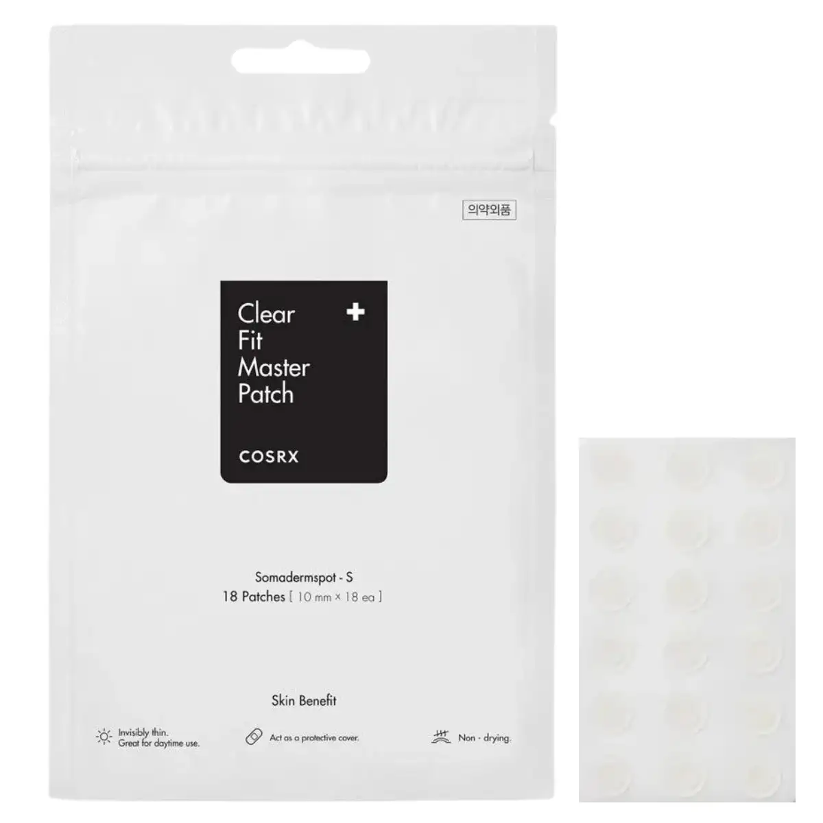 COSRX Clear Fit Master Patch 18szt - Ultracienkie plasterki na wypryski