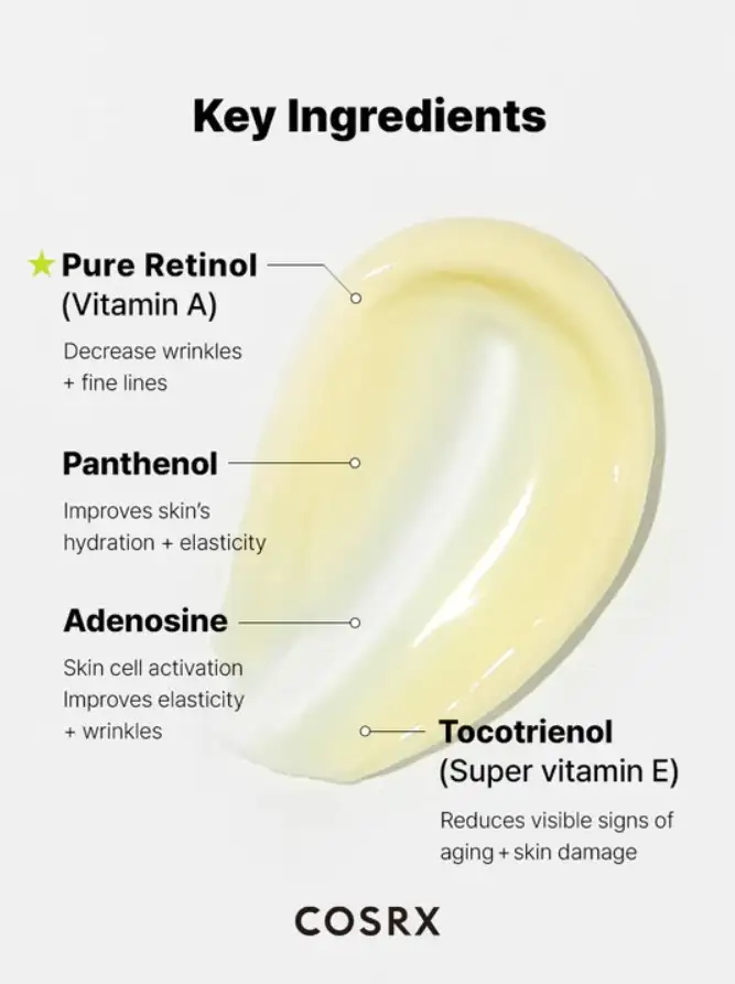 Cosrx The Retinol 0.1 Cream 20 ml - Zaawansowany krem pielęgnacyjny z retinolem — 5