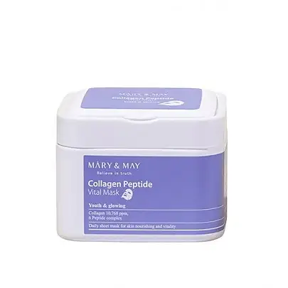 Mary&May Collagen Peptide Vital Mask, 30 szt - Nawilżająco-ujędrniające maseczki w płachcie — 2