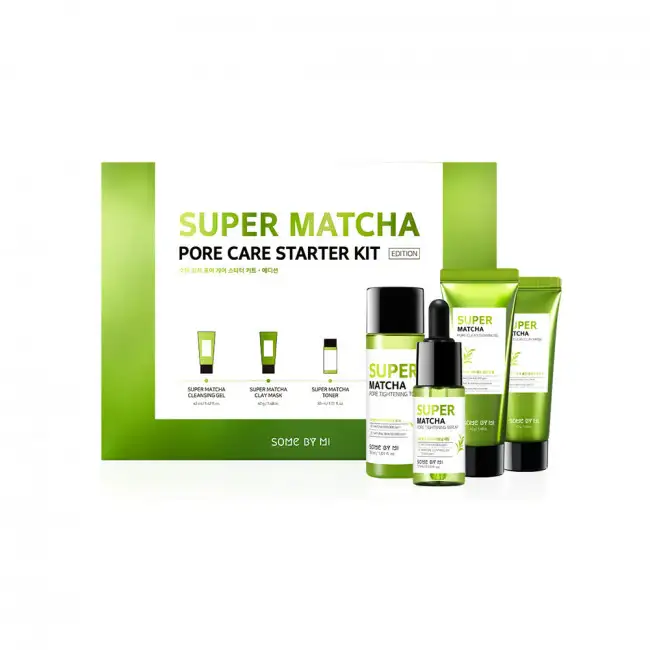 SOME BY MI Super Matcha Pore Care Starter Kit - Zestaw startowy z zieloną herbatą — 2