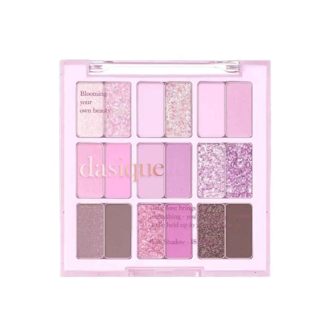 Dasique Shadow Palette #18 Berry Smoothie 7 g - paleta jagodowych cieni do powiek