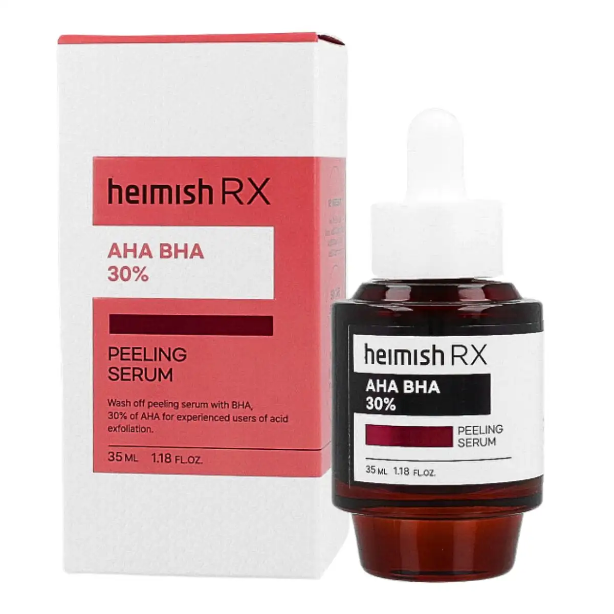 Heimish RX AHA BHA 30% Peeling Serum 35 ml - złuszczające serum do twarzy z kwasami AHA i BHA