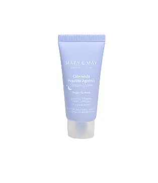 Mary&May Calendula Peptide Ageless Sleeping Mask 30 g- Maska na noc o działaniu przeciwstarzeniowym — 2