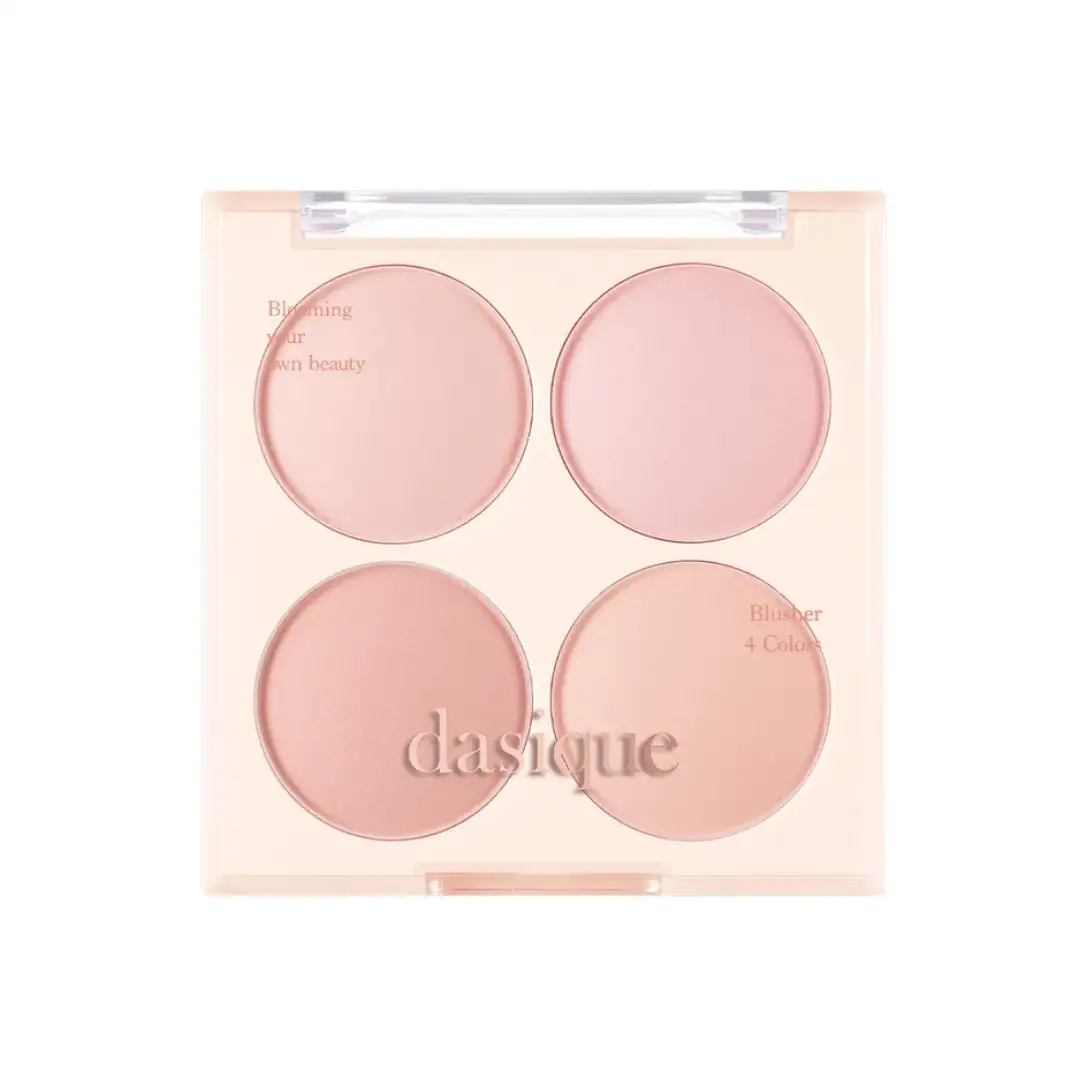 Dasique Blending Mood Cheek #09 Almond Vanilla 16.8 g - paleta róży do policzków beżowo-brzoskwiniowych