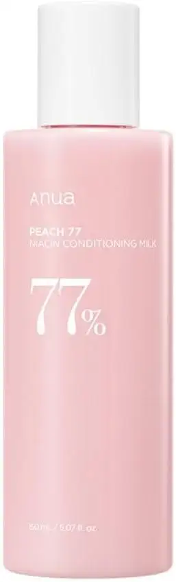 ANUA PEACH 77 NIACIN CONDITIONING MILK 150 ml - Mleczko do twarzy o działaniu wzmacniającym