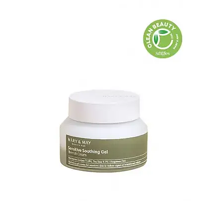 Mary&May Sensitive Soothing Gel Cream 70 g - Łagodzący podrażnienia krem do twarzy — 2