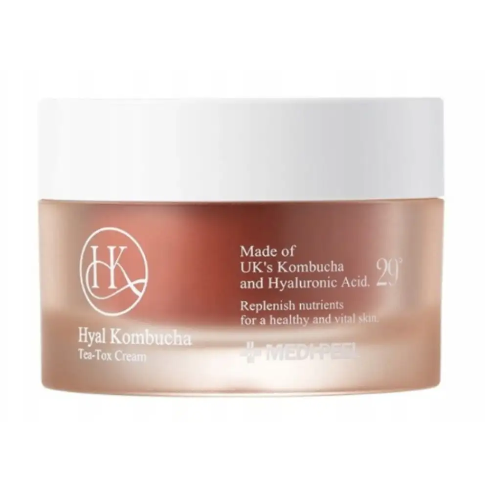 MEDI-PEEL Hyal Kombucha Tea-Tox Cream 50 ml - nawilżająco-regenerujący krem do twarzy