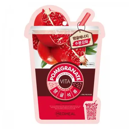 MEDIHEAL Pomegranate VITA Mask 20 ml - Maska z Granatem