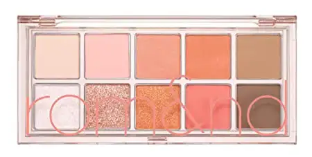 rom&nd Better Than Palette 08 Peach Dahlia Garden 8.1g - Paleta cieni do powiek