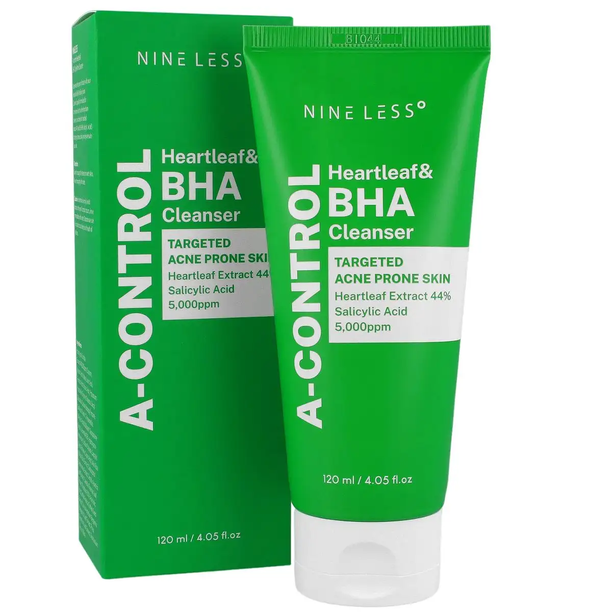 NINE LESS A-Control Heartleaf & BHA Cleanser 120 ml - Żel oczyszczający — 2