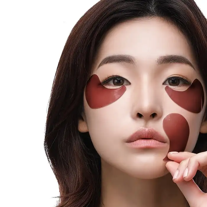 PETITFEE Cacao Energizing Hydrogel Eye Mask 84 g 60 szt. - Płatki hydrożelowe z ekstraktem z kakao o działaniu wygładzającym skórę wokół oczu — 2