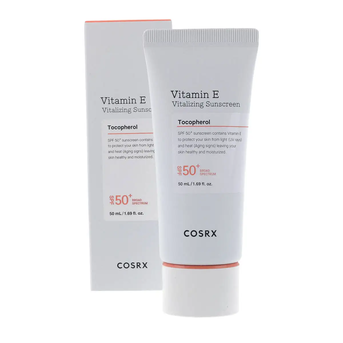 COSRX Vitamin E Vitalizing Sunscreen 50 ml - Krem ochronny z witaminą E — 2