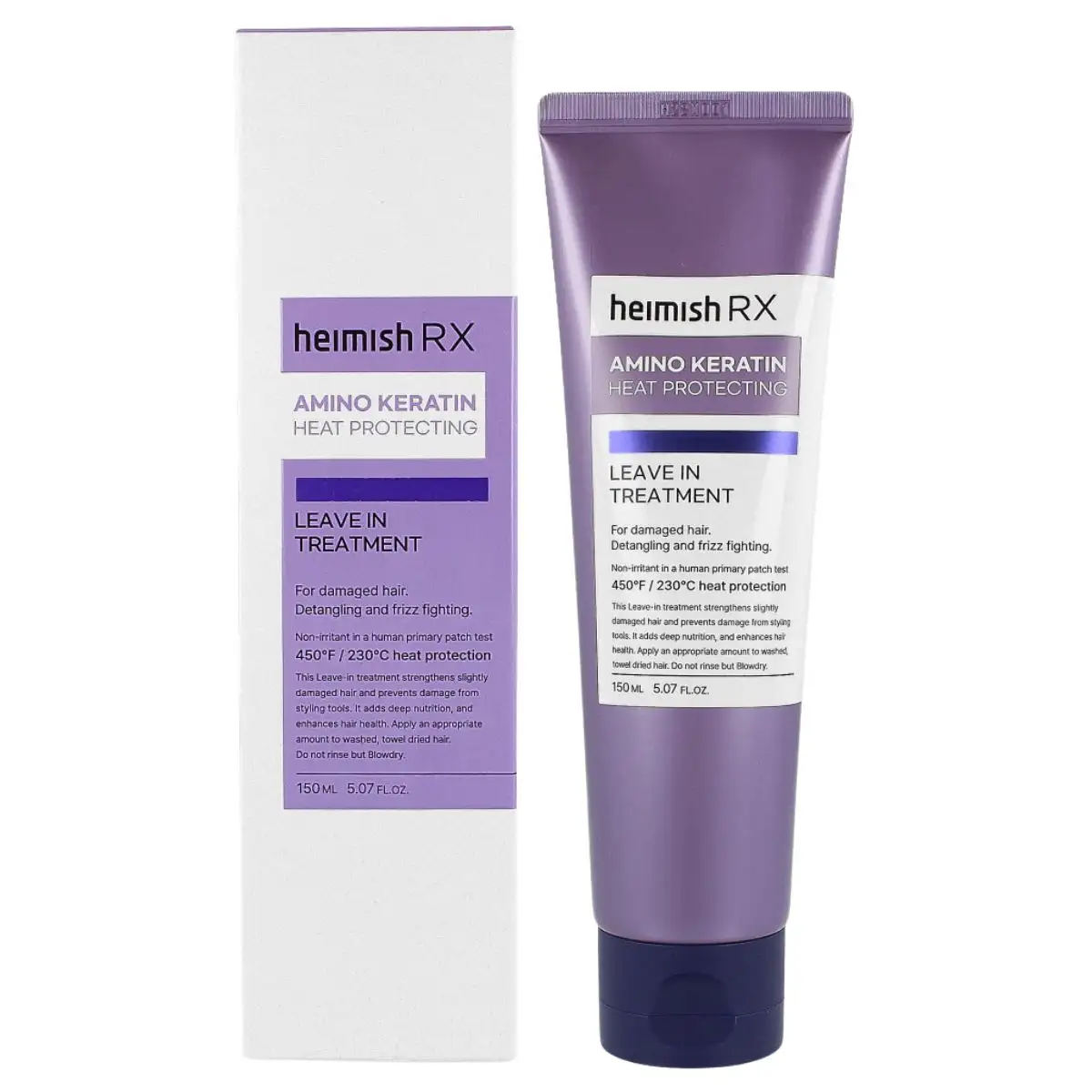 Heimish RX AMINO KERATIN HEAT PROTECTING LEAVE IN TREATMENT 150 ml - odżywka bez spłukiwania chroniąca przed wysoką temperaturą